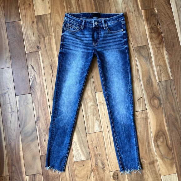 Buckle Jeans Buckle Black Skinny Jeans Frayed Hem Size 27 Poshmark